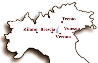  Karte von Norditalien