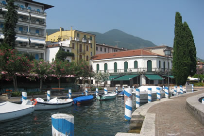 Gardone Riviera alten Hafen