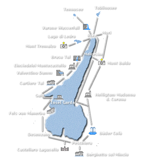 Gardaseee Wander-Karte