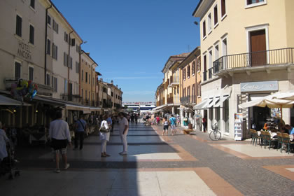Bardolino das Zentrum der Stadt