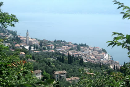 Gargnano Panoramablick sdlichen Kste