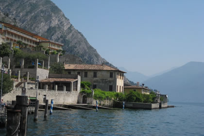 Limone Gardasee Panoramablick