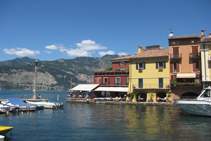 Malcesine alten Hafen