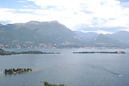 San Felice del Benaco Panoramablick Gardasee
