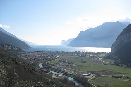 Torbole Panoramablick von Nago