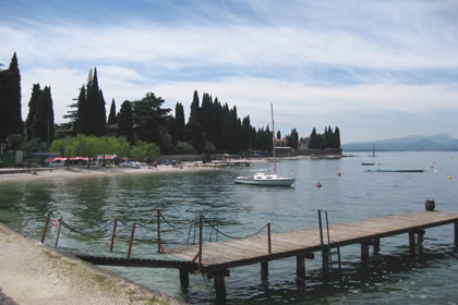 Torri del Benaco Lido und der Kste