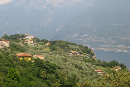 Tremosine Panoramablick auf den Ortsteil Pregasio