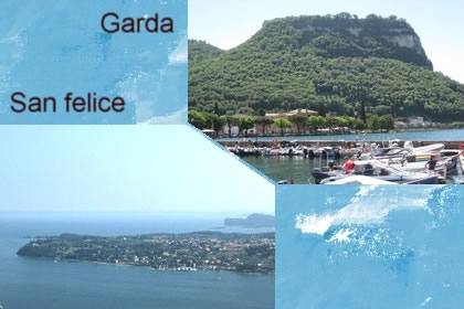 Garda und San Felice am Gardasee