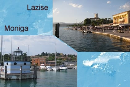 Lazise und Moniga am Gardasee