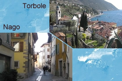 Torbole und Nago am Gardasee