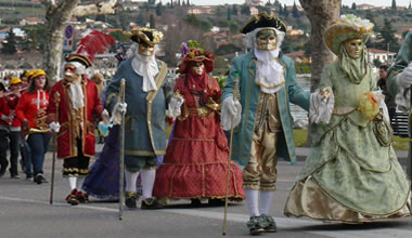 Karnevals-parade am Gardasee
