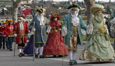 Karnevals-parade am Gardasee Karnevals-parade am Gardasee